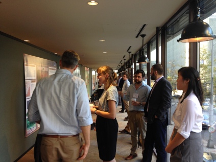 Students from the 2015 field school presenting their posters at last year's SEAC meeting in Nashville, TN.